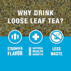 Tiesta Tea - Lemon Ginger Turmeric, Loose Leaf, Lemon Ginger Herbal Tea, Premium Non-Caffeinated Herbal Blend, Make Hot or Iced & Brews Up to 200 Cups, 16 Ounce Resealable Bulk Pouch