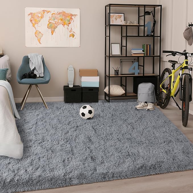 Chicrug Soft Area Rugs for Bedroom Living Room Plush Fluffy Rug 4x6 | Shag - Image 7