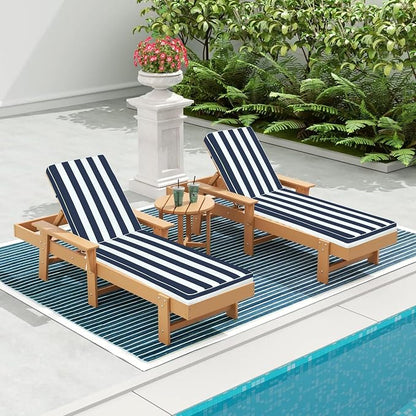Only choice Chaise Lounge Cushions Outdoor, Fade & Water Resistant Patio Lounge - Image 2