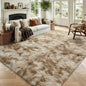 4x6 Tie-Dyed Beige Fluffy Soft Area Rug Non-Slip by ModernHomeDecor