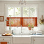 Sutuo Home Terracotta Boho Short Curtains by SutuoHome