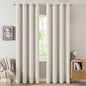 MIULEE 100% Blackout Linen Curtains by MIULEE