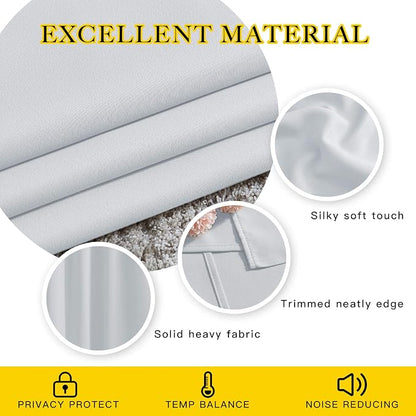 NICETOWN Room Darkening Curtains Extra Long 102 Inches - Image 4