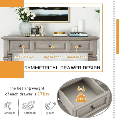 Harper & Bright Designs TREXM Classic Retro Style Console Table - Image 5