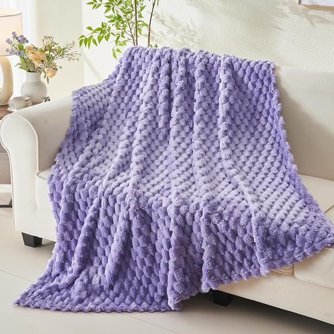 NEWCOSPLAY Fleece Clouds Cozy Throw Blanket - Image 3