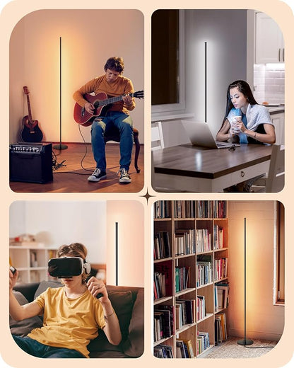 EDISHINE Floor Lamps for Living Room, Remote Control & Foot Switch Corner Floor - Image 6