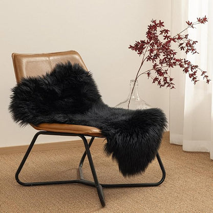 Ashler Faux Fur Rug, 2 x 3 Ft, Machine Washable | Fluffy Sheepskin Fur - Image 2