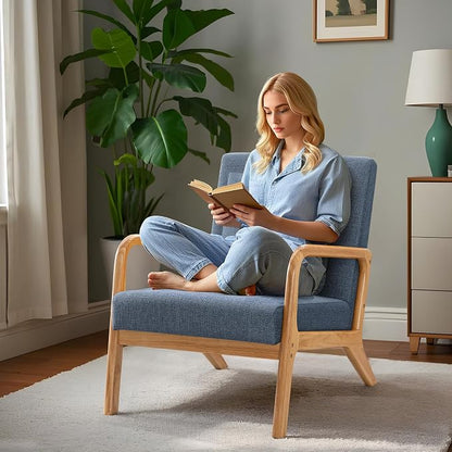 ELUCHANG Mid-Century Modern Accent Chair - Image 3