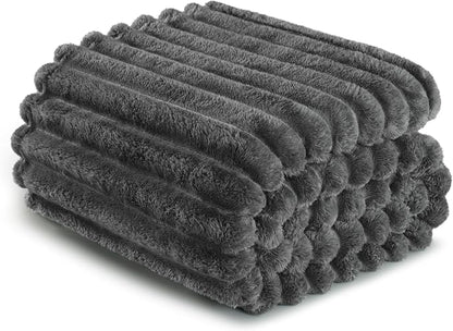 Exclusivo Mezcla Striped Twin Size Fleece Blanket - Image 8