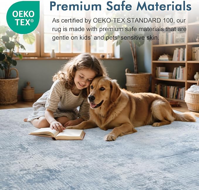 9x12 Ft Extra Large Washable Area Rugs - Image 5