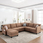 122.8" Large Sectional Couches for Living Room, 6 Seater L Shaped Modular by ZXDesign
