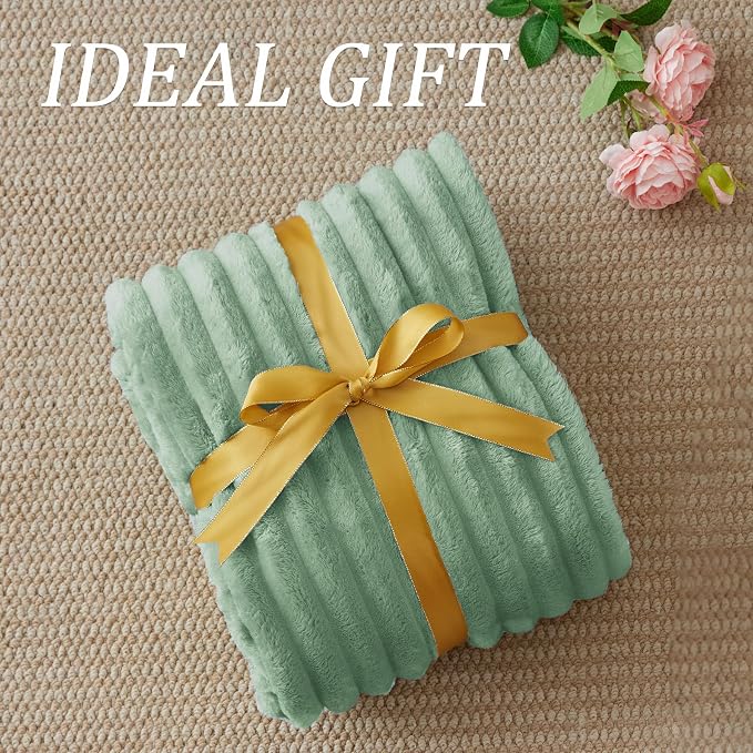 BEDELITE Ribbed Twin Blanket for Couch & Bed, Warm Yet Lightweight, Ribbed - Image 6
