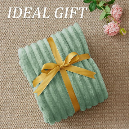 BEDELITE Ribbed Twin Blanket for Couch & Bed, Warm Yet Lightweight, Ribbed - Image 6