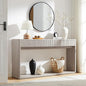 OKD 63" Fluted Console Table for Entryway, Modern Entryway Table by OKD