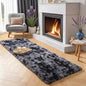 Super Soft Runner Rugs for Hallway 2' x 6', Abstract Grey Bedroom Rugs | Plush by PAGISOFE