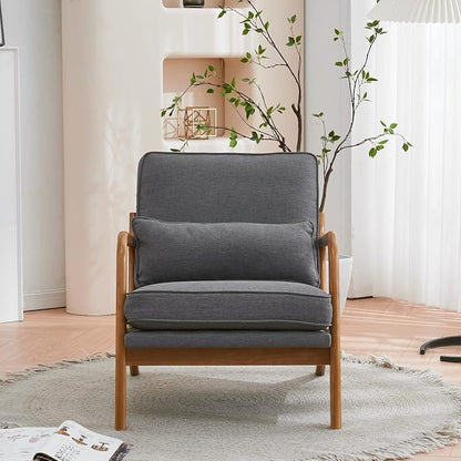 Karl home Accent Chair Mid-Century Modern Chair - Image 3