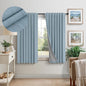 Light Blue Room Darkening Curtains by Pitalk