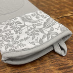 Delaney Silicone Oven Mitts Set - Extra Long, Heat Resistant Kitchen Gloves, Non-Slip Holders for BBQ, Baking, Cooking Essentials, Grey Toile, Kitchen Decor, Oven Gloves, New Home Gifts