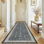 Floral Hallway Runner Rug 3x7 for Bedroom Kitchen | Rubber Backing; Non Slip; by WelcometoBabovid