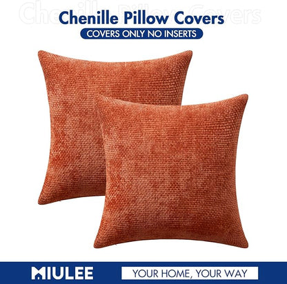 MIULEE Fall Decorative Lumbar Throw Pillow Covers 12x20 Burnt Orange 2 Pack | - Image 7