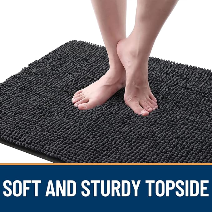 OLANLY Dog Door Mat for Muddy Paws 36x24, Super Absorbent Chenille Mud Mat | - Image 4