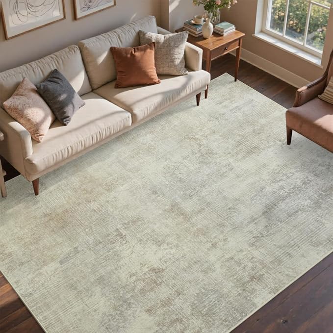 4x6 Ft Area Rugs for Living Room, Soft Non-Slip Washable Rugs Modern Abstract - Image 2