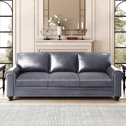 ANARACHON Leather Look Couch Cushion Covers Sofa Seat Slipcovers Sets Couches - Image 2