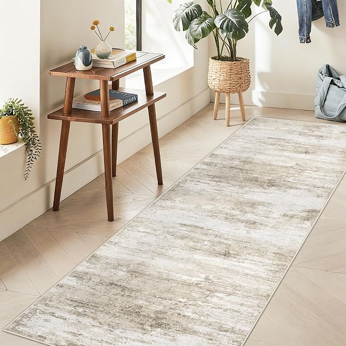 Washable 2x8 Runner Rug for Hallway: Kitchen Runner Non Slip Neutral Soft - Image 4