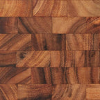 Ironwood Oslo End Grain Square Utility Cutting Board, One Size, Acacia Wood, Brown