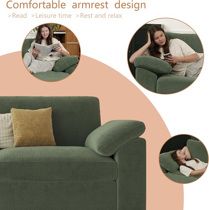 EASE MOOSE Oversized Sectional Modular Sofa, Large L Shape Sectional Couch Wide - Image 9