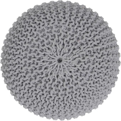 REDEARTH · Round Boho Pouf Ottoman - Image 5
