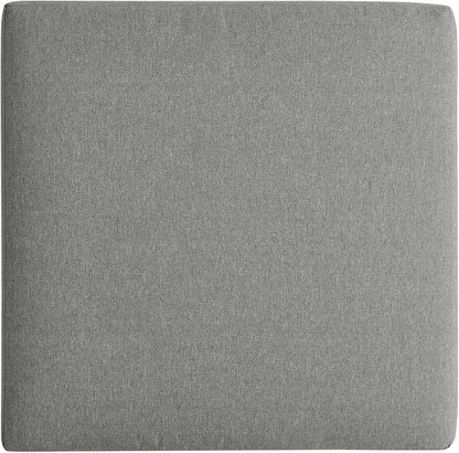Modway Tahoe Aluminum Ottoman Gray - Image 5