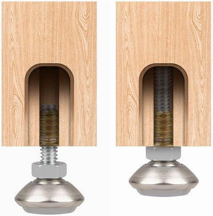 Anwenk Swivel Leveling Feet Furniture Levelers Feet Angle Height Adjustable - Image 3