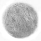 Latepis Round 3ft Small Fur Rug Grey Fluffy Faux Sheepskin Cute Circle Rugs by Latepis