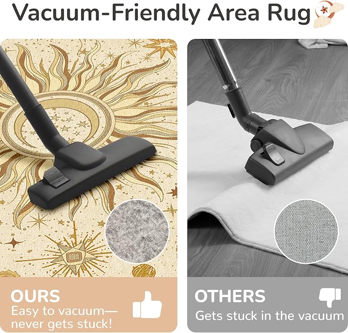 Vacuum-Friendly, 2x6 Washable Area Rug - Image 5
