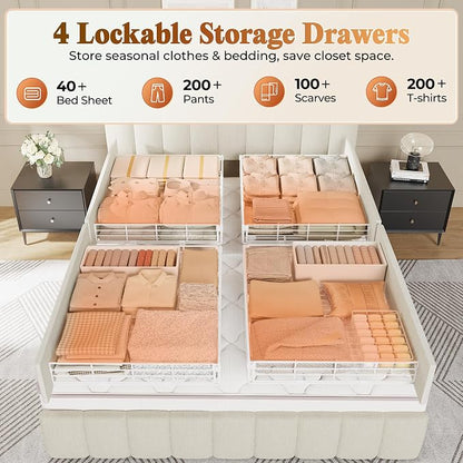 PRAISUN Bed Frame Queen Size - Image 5