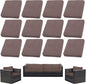 12PCS Patio Cushion Covers, Patio Furniture Couch Seat Slipcovers | Washable by SUKAIKEQA