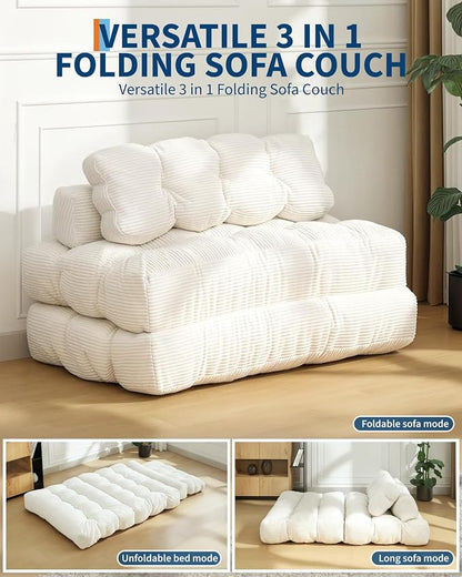 Folding Sofa Bed, Convertible Folding Out Sofa Bed - Image 2