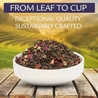 Birdsong Midnight Rosefinch: Organic Jasmine Green Tea with Rose and Orange, Light, Refreshing, Soothing Natural Tea with Citrus and Honey Notes, Medium Caffeine, Loose Leaf Hot Tea