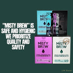 Cold Brew Coffee Concentrate liquid, Single Serve Coffee Sticks, MistyBrew, Imported from Korea, Premium coffee (10 sticks, Supremo)