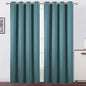 Sea Teal Thermal Blackout Curtains/52 x 84 Inch/Set of 2 Panels Room Darkening by Lemomo