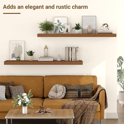 36 Inch Floating Shelves, 12 Inch Deep Floating Shelves - Image 6