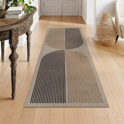 Lahome Enfys Modern Rainbow Easy Jute Rug, 2x6 Kitchen Runner Washable Rug - Image 7