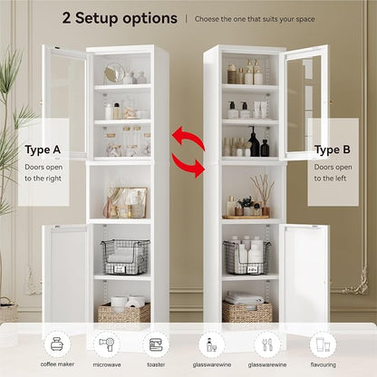 YAUWOH Metal Storage Cabinet - Image 4