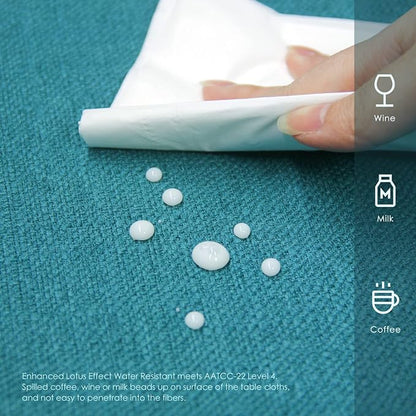 BALCONY & FALCON Rectangle Tablecloth Washable Wrinkle Resistant and Water - Image 3