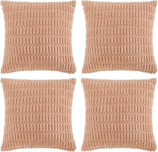 Fancy Homi 4 Packs Decorative Throw Pillow Covers by Fancy+Homi