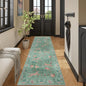 DUKINO 2x10 Kitchen Runner Rug, Soft Non Slip Animal Washable Rug, Teal | Low by DUKINO