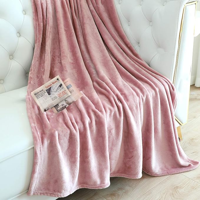 TASTHROW Large Flannel Fleece Throw Blanket, 60×80 Inch - Image 2