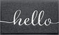 CozyBounty Door Mat Hello Mats Outdoor Indoor Non-Slip Doormat by CozyBounty