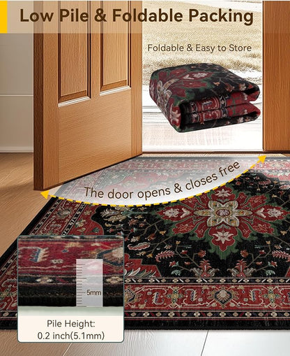 RELEANY Washable Area Rug, Large 10'x12', Water Repellent, Pet Friendly - Image 4